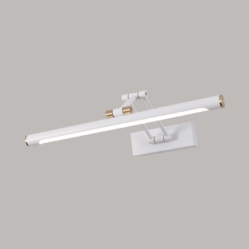 1-Light Tube Vanity Wall Lights Modern Style Metal Vanity Fixtures