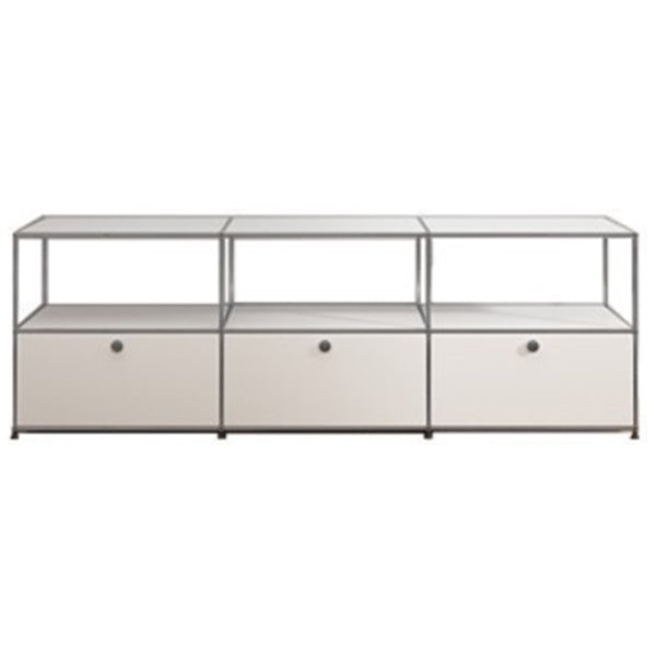 Modern Style Metal Sideboard White Colour Dining Sideboard for Living Room