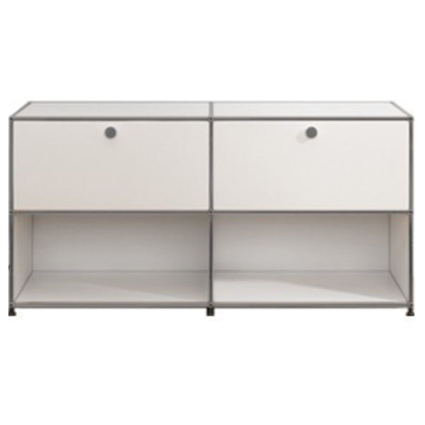 Modern Style Metal Sideboard White Colour Dining Sideboard for Living Room