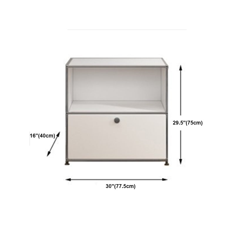 Modern Style Metal Sideboard White Colour Dining Sideboard for Living Room