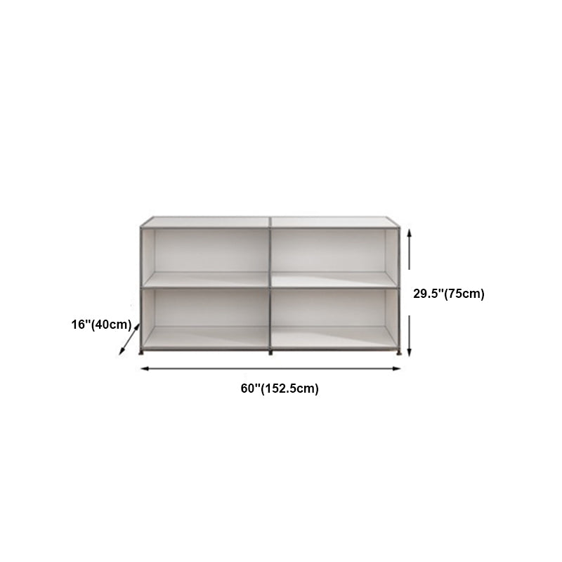 Modern Style Metal Sideboard White Colour Dining Sideboard for Living Room