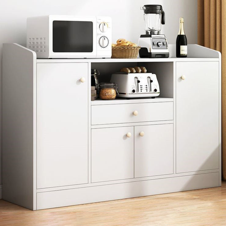 Wooden Floor Sideboard Modern Rectangle Storage Cabinet for Home