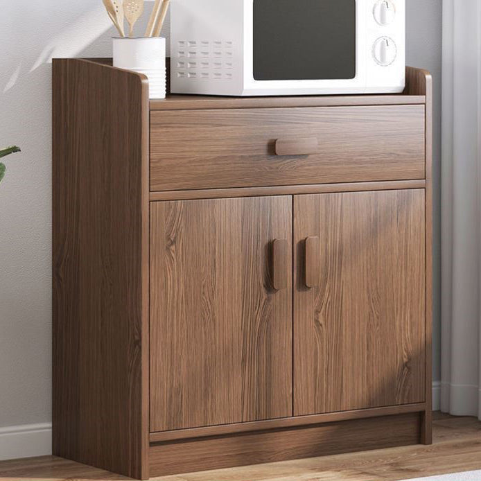 Wooden Floor Sideboard Modern Rectangle Storage Cabinet for Home