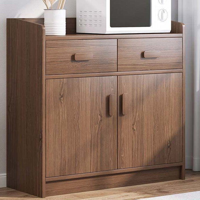 Wooden Floor Sideboard Modern Rectangle Storage Cabinet for Home