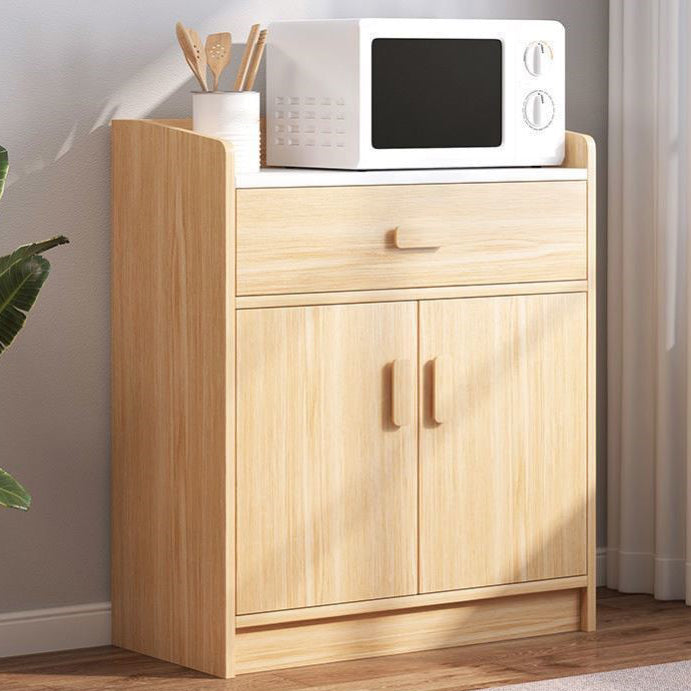 Wooden Floor Sideboard Modern Rectangle Storage Cabinet for Home