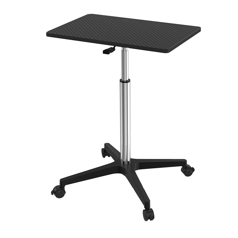 Modern Style Standing Desk Wooden Adjustable Office Desk with Caster Wheels