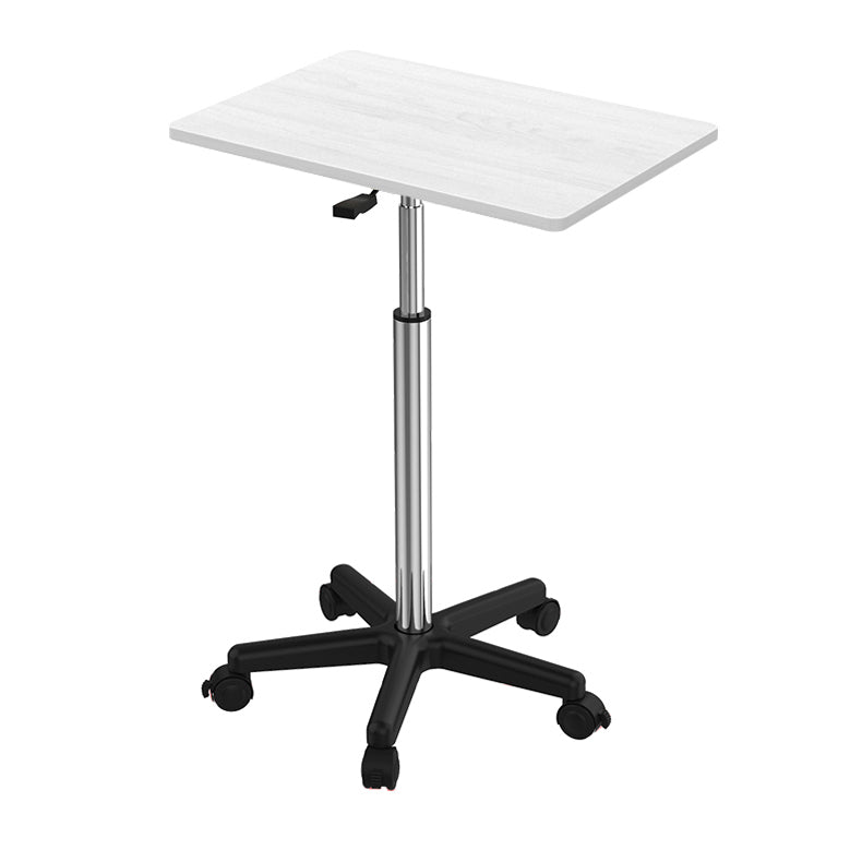 Modern Style Standing Desk Wooden Adjustable Office Desk with Caster Wheels