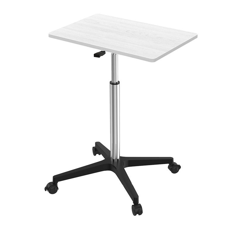 Modern Style Standing Desk Wooden Adjustable Office Desk with Caster Wheels