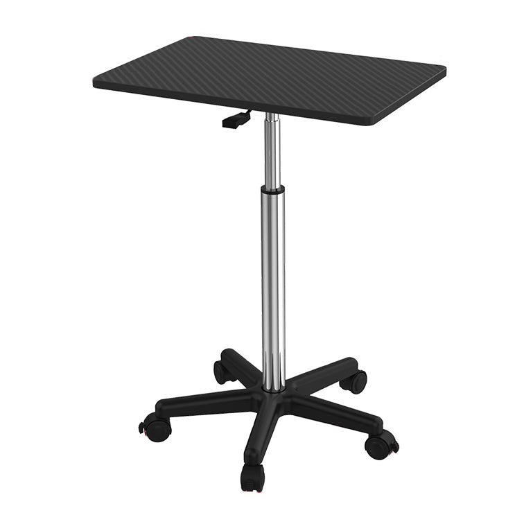 Modern Style Standing Desk Wooden Adjustable Office Desk with Caster Wheels