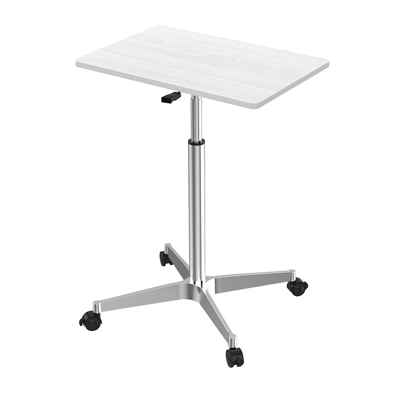 Modern Style Standing Desk Wooden Adjustable Office Desk with Caster Wheels