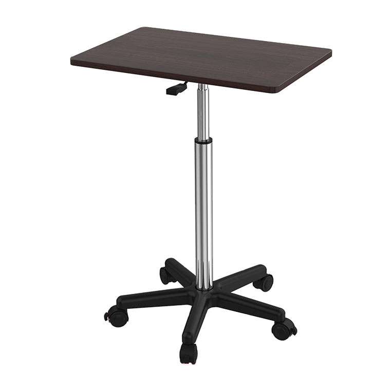 Modern Style Standing Desk Wooden Adjustable Office Desk with Caster Wheels