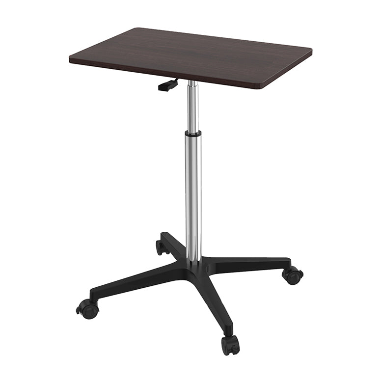 Modern Style Standing Desk Wooden Adjustable Office Desk with Caster Wheels