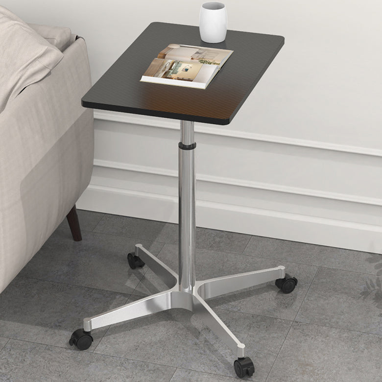 Modern Style Standing Desk Wooden Adjustable Office Desk with Caster Wheels