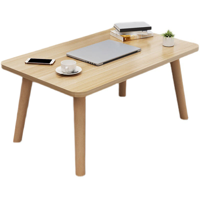 Contemporary Engineered Wood Desk Rectangle Parsons Base Desk for Home Office