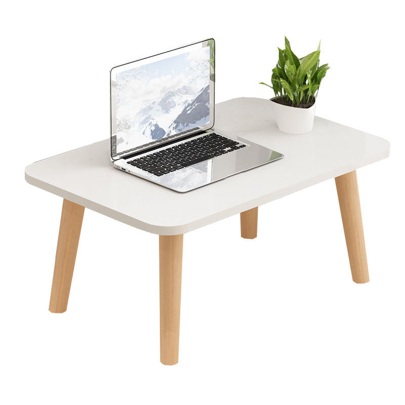 Contemporary Engineered Wood Desk Rectangle Parsons Base Desk for Home Office