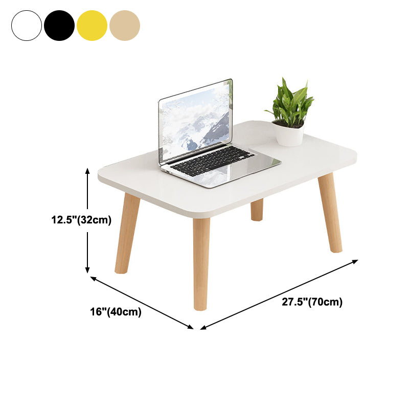 Contemporary Engineered Wood Desk Rectangle Parsons Base Desk for Home Office