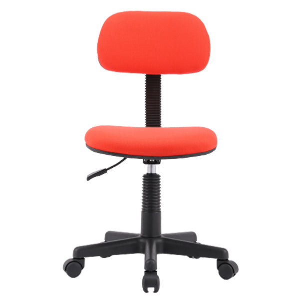 Contemporary Low-Back Swivel Chair Height-adjustable Armless Office Chair