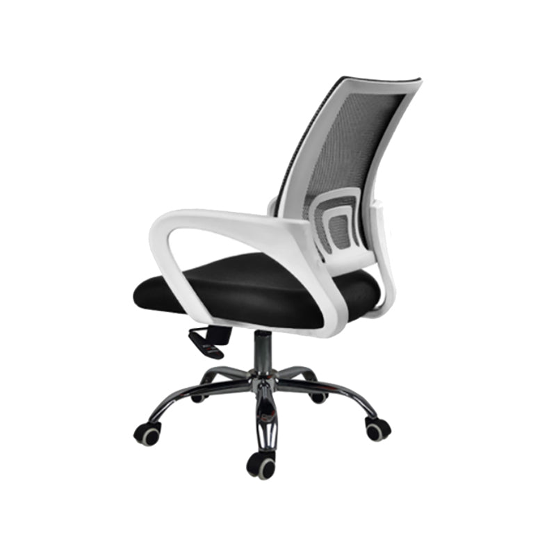 Ergonomic Mesh Desk Chair Fixed Arms Office Chair with Wheels