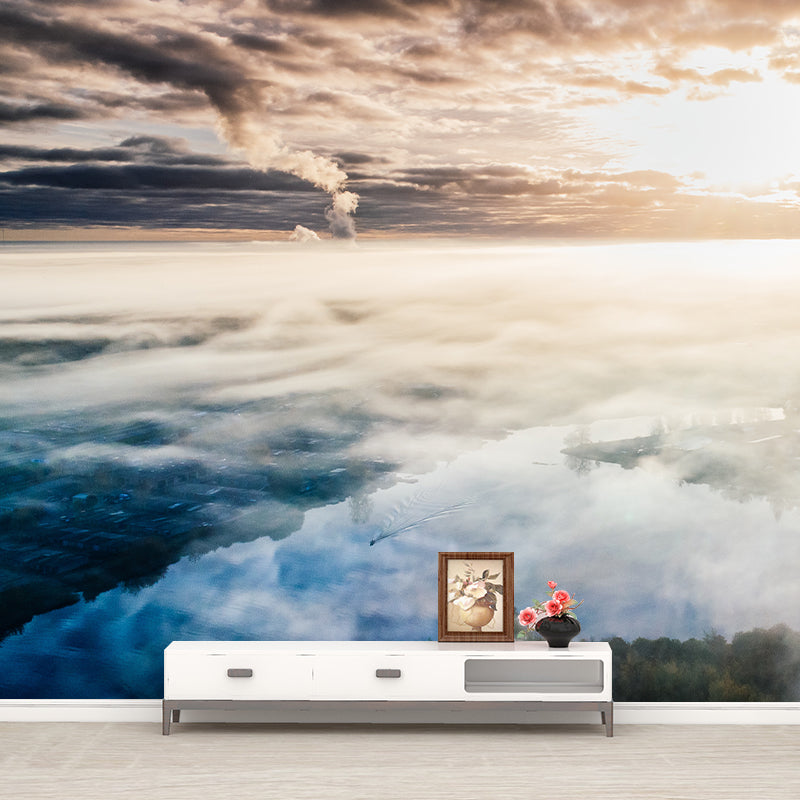 Decorative Sky Photography Wall Mural Drawing Room Wallpaper