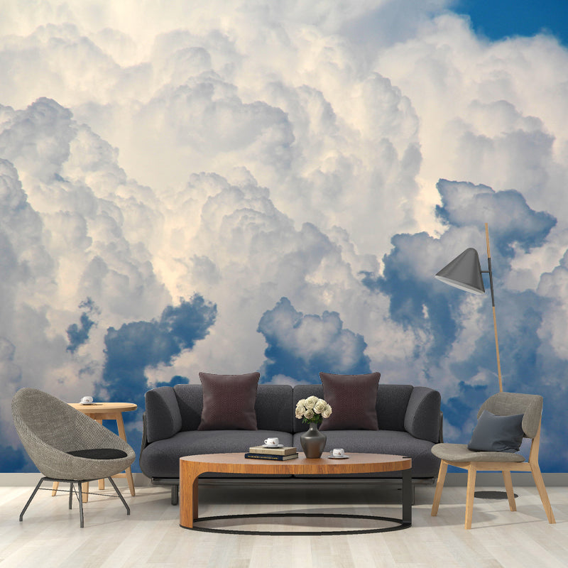Sky Photography Mildew Resistant Wallpaper Drawing Room Wall Mural