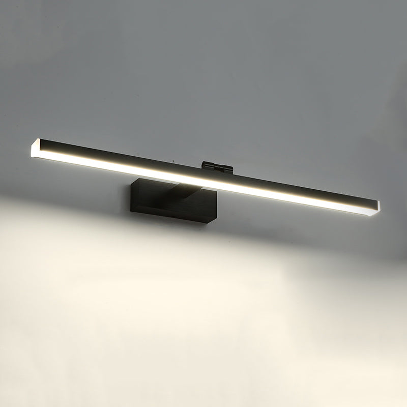 Black Vanity Lamp Creative Minimalist Vanity Strip Light for Bathroom