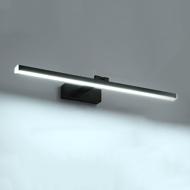 Black Vanity Lamp Creative Minimalist Vanity Strip Light for Bathroom