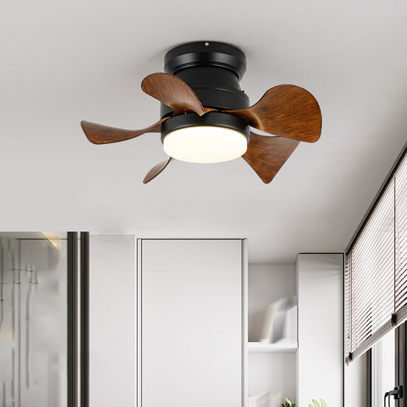 1 Light Ceiling Fan Lighting Modern Style Metal Ceiling Fan Lighting for Bedroom