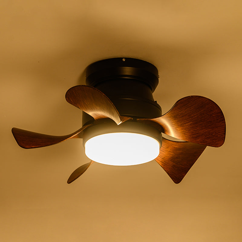 1 Light Ceiling Fan Lighting Modern Style Metal Ceiling Fan Lighting for Bedroom