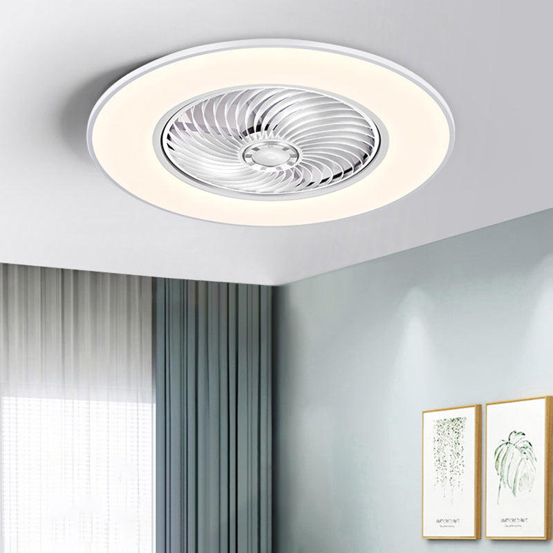 Metal Ceiling Fan Light Fixture Round Modern Ceiling Light Fixture