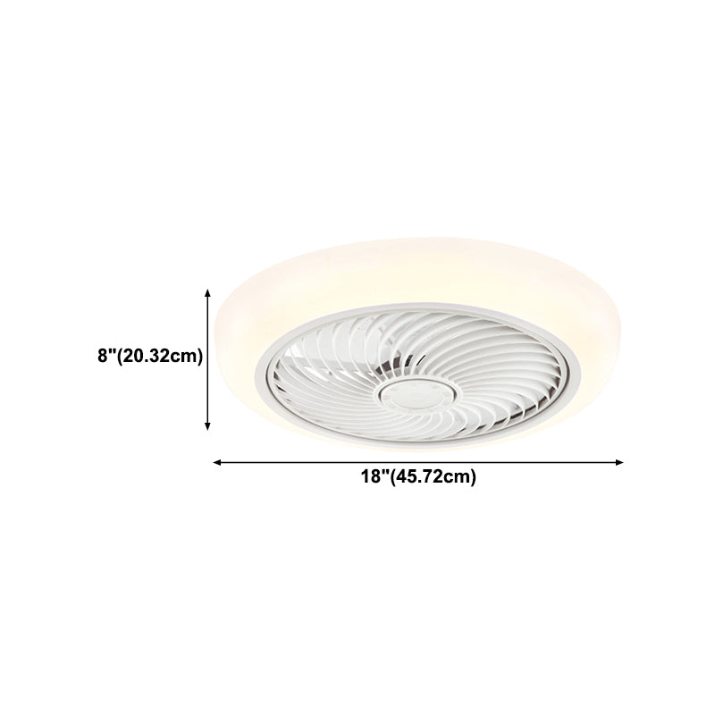 Metal Ceiling Fan Light Fixture Round Modern Ceiling Light Fixture