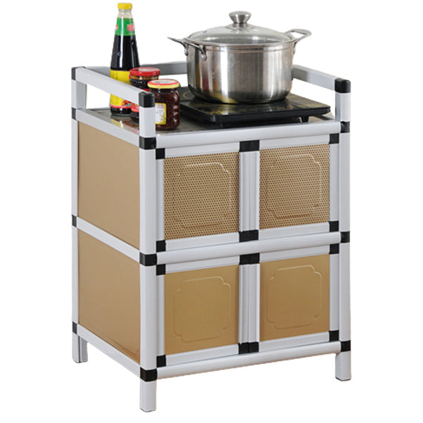 Metal Sideboard Contemporary Style Dining Server for Kitchen and Dining Room