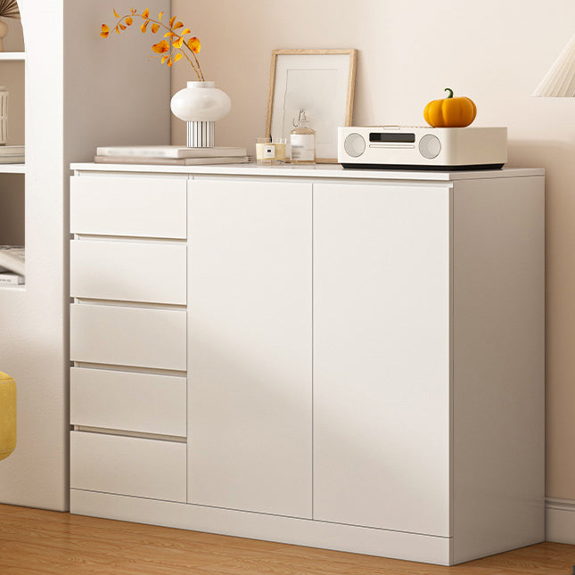 Artificial Wood Sideboard Modern Dining Sideboard with Drawers and Storage