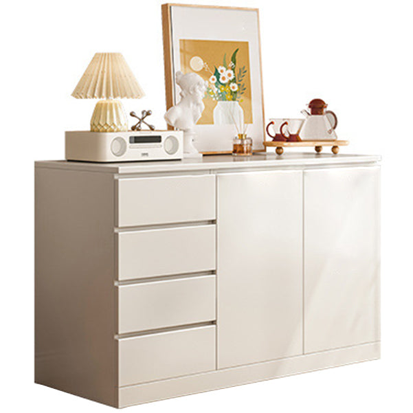 Artificial Wood Sideboard Modern Dining Sideboard with Drawers and Storage