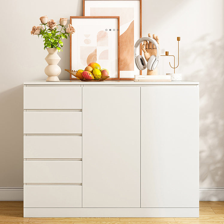 Artificial Wood Sideboard Modern Dining Sideboard with Drawers and Storage