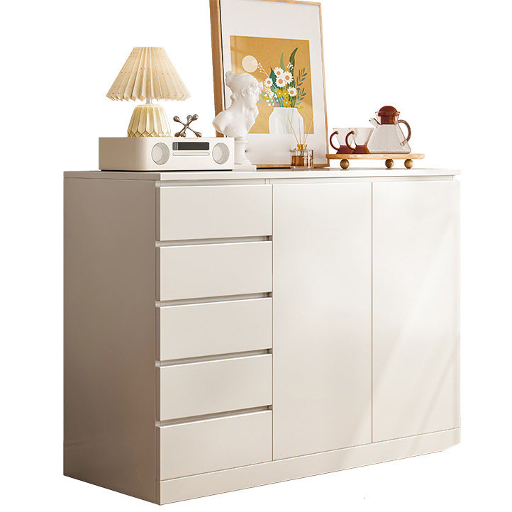 Artificial Wood Sideboard Modern Dining Sideboard with Drawers and Storage