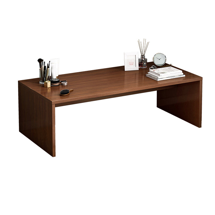 Contemporary Style Engineered Wood Desk Rectangle Sled Base Desk for Home Office