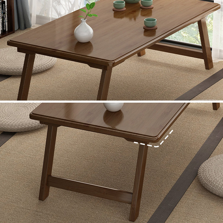 Contemporary Style Engineered Wood Desk Rectangle Folding Desk