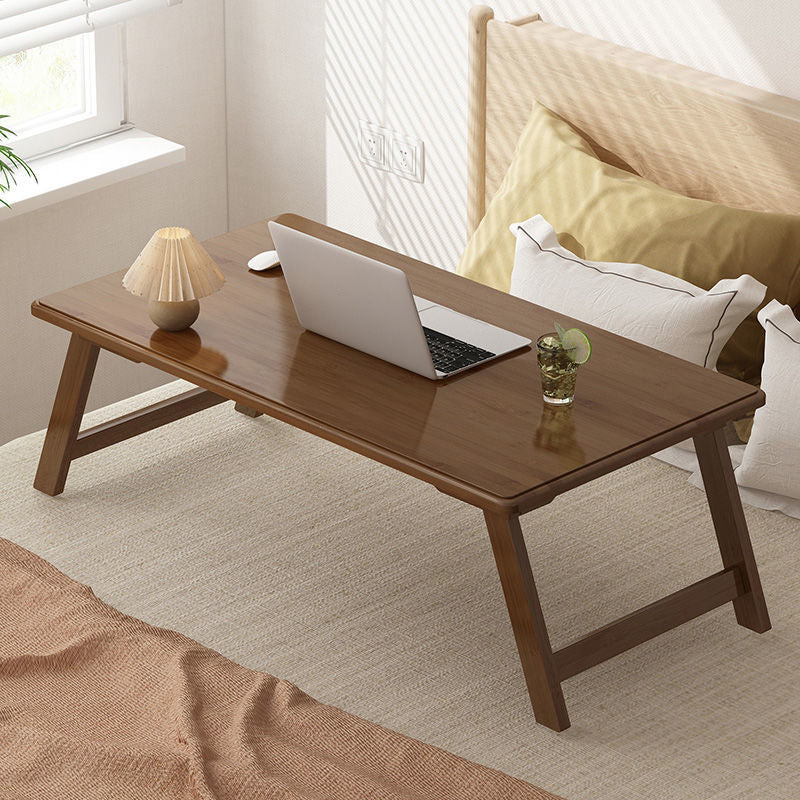 Contemporary Style Engineered Wood Desk Rectangle Folding Desk