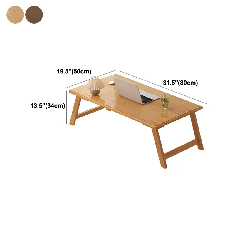 Contemporary Style Engineered Wood Desk Rectangle Folding Desk