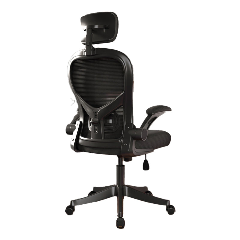 Modern Mesh Office Chair Ergonomic Padded Arms Chair with Wheels