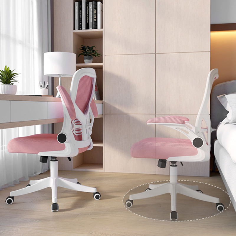 Modern Mesh Office Chair Ergonomic Padded Arms Chair with Wheels