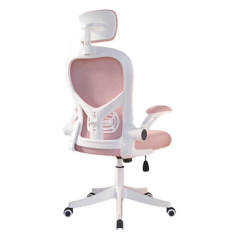 Modern Mesh Office Chair Ergonomic Padded Arms Chair with Wheels