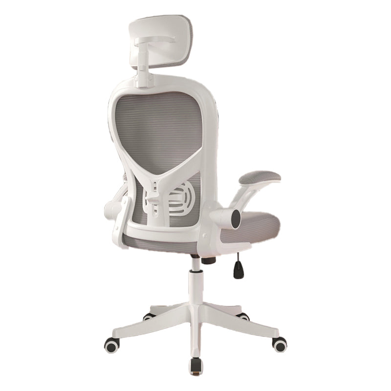 Modern Mesh Office Chair Ergonomic Padded Arms Chair with Wheels