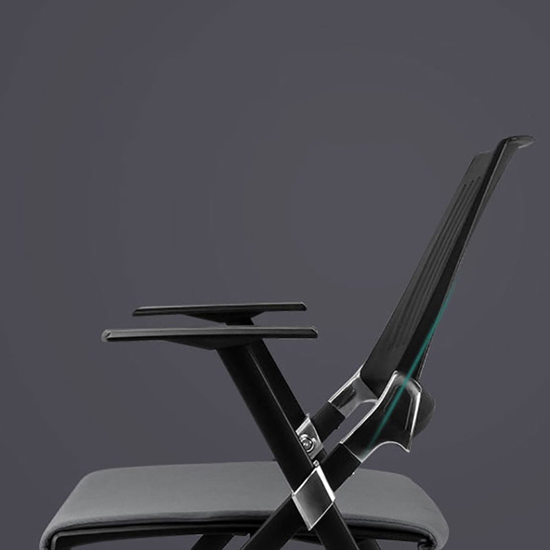 Modern Conference Chair with Mid Back Metal Frame Office Chair