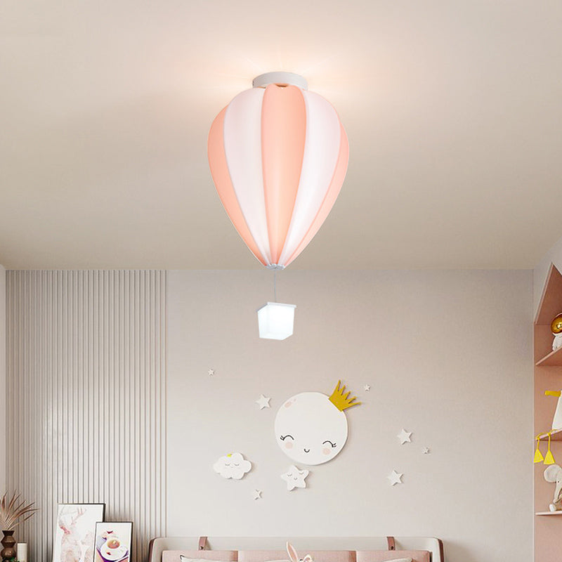 Cartoon Children's Bedroom Ceiling Light Balloon Shaped LED Flush Light Fixture