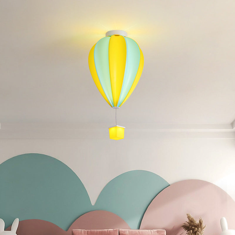 Cartoon Children's Bedroom Ceiling Light Balloon Shaped LED Flush Light Fixture