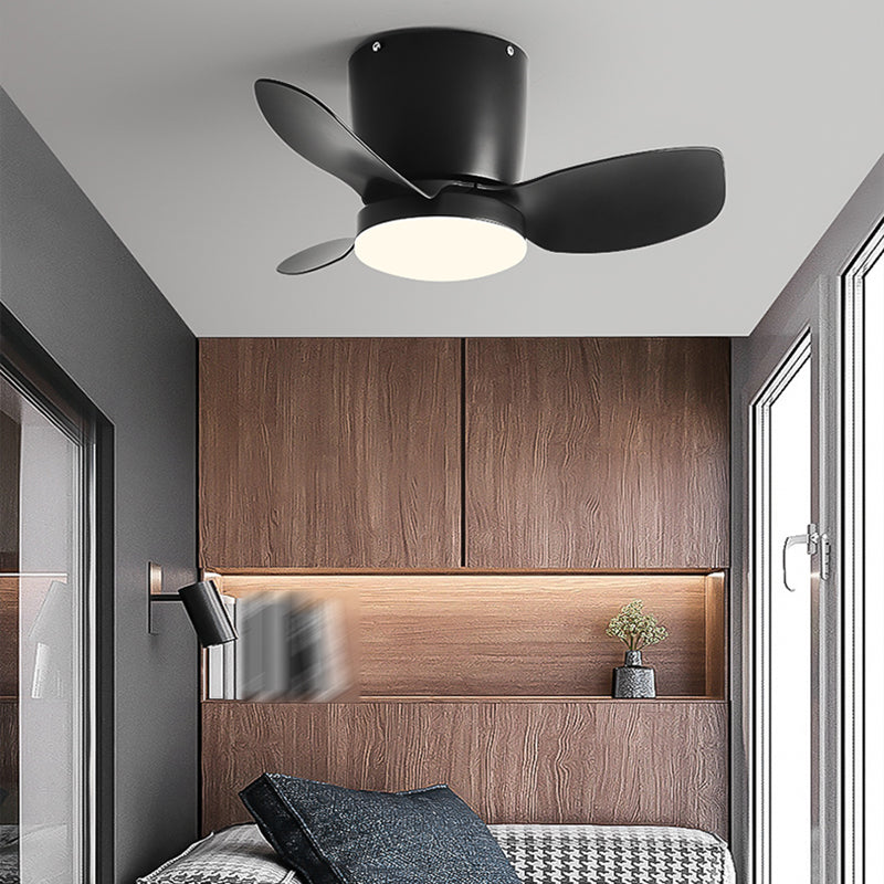 1 Light Ceiling Fan Lighting Modern Style Metal Ceiling Fan Lighting for Bedroom