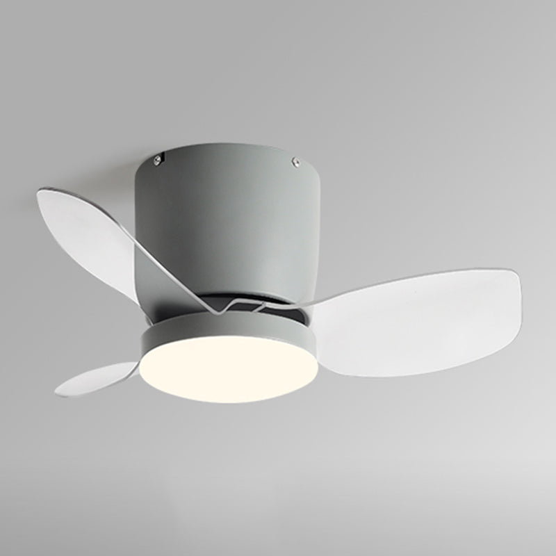 1 Light Ceiling Fan Lighting Modern Style Metal Ceiling Fan Lighting for Bedroom