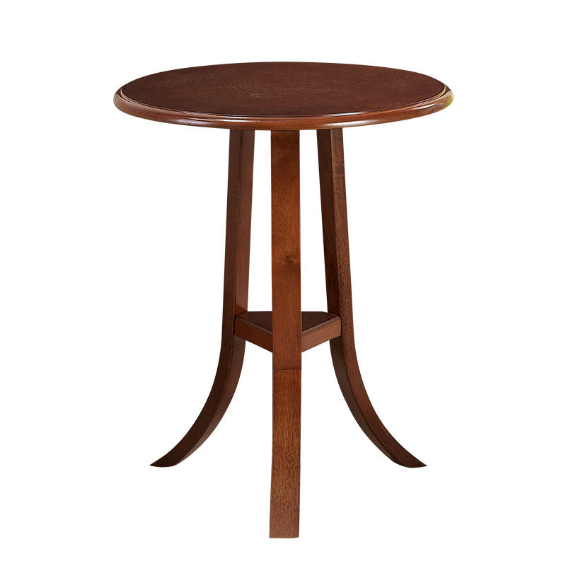 Modern Wooden 3 Leg  Base Brown/White Round Coffee Table End Table