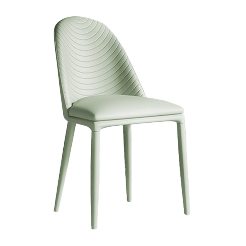 Contemporary Metal Dining Chair Dining Armless Chair for Restaurant Use